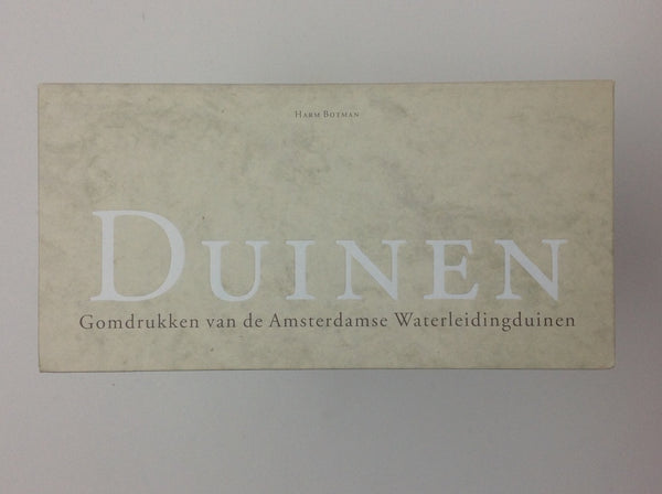 HARM BOTMAN - Duinen - gomdrukken Van De Amsterdamse Waterleidingduinen