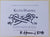 KEITH HARING - Invitation with Original Drawing SIGNED
