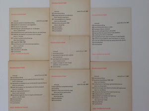 RINI DRIPPEL / J. BREMER / A.C.ESMEYER / P.H.HEFTING / P.I.M. DE VRIES. Museumjournaal - Serie 12 - 1967