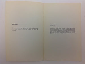 Six Souvenirs de Jeunesse  de BOLTANSKI