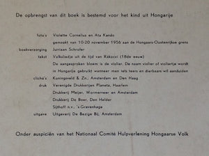 Hongarije - Ata Kando & Violette Cornelius - 1956 - Bloem van Mijn Land