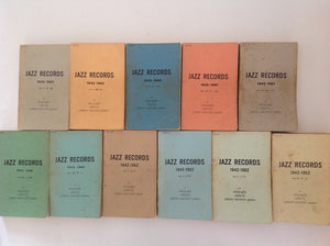 JORGEN GRUNNET JEPSEN - Jazz Records 1942 - 1962 (1969) - a Discography Edited By Jorgen Grunnet Jepsen - 8 Editions in 11 Volumes - Complete Set .