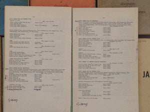 JORGEN GRUNNET JEPSEN - Jazz Records 1942 - 1962 (1969) - a Discography Edited By Jorgen Grunnet Jepsen - 8 Editions in 11 Volumes - Complete Set .