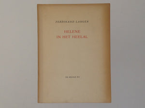 FERDINAND LANGEN. Helene in Het Heelal - Romeins Genummerd En GESIGNEERD.