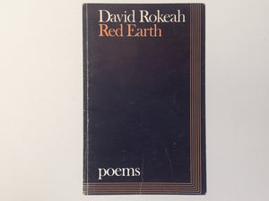 DAVID ROKEAH - Red Earth - Poems - SIGNED