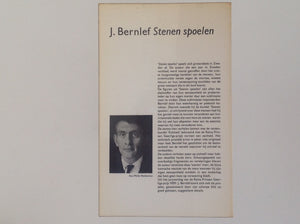 J. BERNLEF - Stenen Spoelen - Eerste Druk 1960