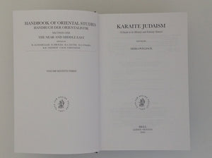 Karaite Judaism a Guide to Its History and Literary Sources Edited By Meira Polliack - Handbook of Oriental Studies - Leiden: Brill,