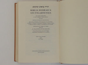 Biblia Hebraica Stuttgartensia - Hebrew Edition -