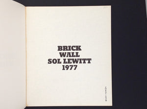 Brick Wall - By Sol Lewitt