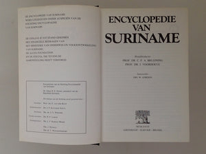 Encyclopedie Van Suriname - Samensteller Drs W. Gordijn - Met Uitnodiging Voor De Boekpresentatie