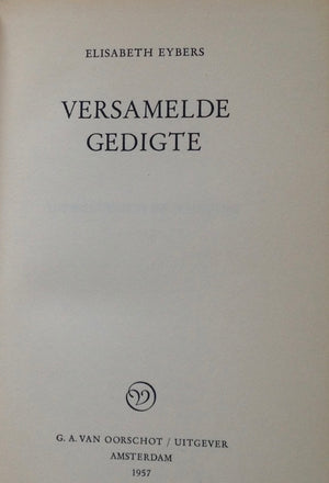 ELISABETH EYBERS - Gedichten - Versamelde Gedigte - 1957