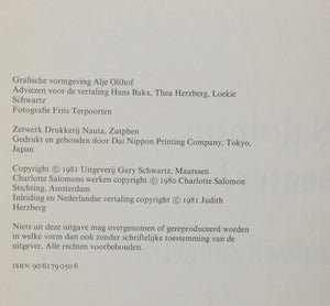 CHARLOTTE SALOMON - Leven of Theater? Een Autobiografisch Zangspel in 769 Gouaches Uit Het Duits Vertaald en Ingeleid Door Judith Herzberg