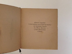 FRANCOIS BERNOUARD. Futile Roman Suivi Des Regrets a Futile Dedies Aux Beau Esprits De Ce Temps Par L' Auteur Francois Bernaouard