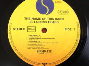 The Name Of This Band Is Talking Heads