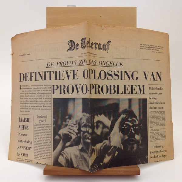 Provo,   De Teleraaf Deel I En Deel II, Kompleet. Amsterdam