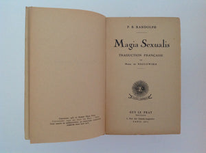 P.B.RANDOLPH. Magia Sexualis