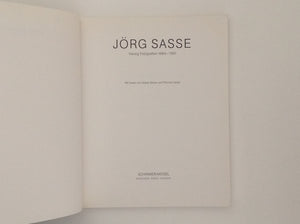 JORG SASSE   - Vierzig Fotografien 1984 - 1991