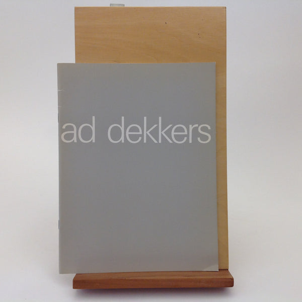 AD DEKKERS. Ad Dekkers SM Cat. Nr 689. Amsterdam: Stedelijk Museum, 1981. First Edition.. Soft Cover. As New Pages unnumbered, throughout illustrated in Duotones and 5 colour plates. Text in Dutch and French by Dominique Mignot. Introduction by Edy de Wilde. Size: 274 x 208 Mm