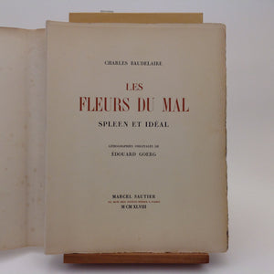 CHARLES BAUDELAIRE. Les Fleurs Du Mal Spleen et Ideal