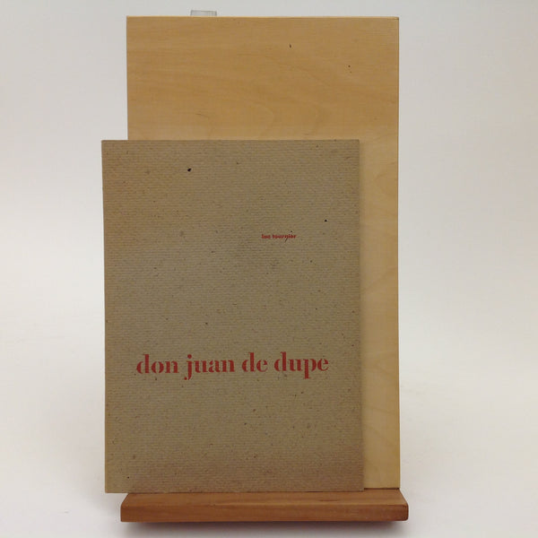 Don Juan De Dupe. Luc Tournier, bookdesign Sandberg