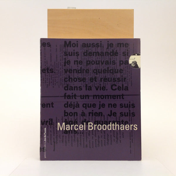 MARCEL BROODTHAERS, Paris: Galerie National Du Jeu De Paume, 1991