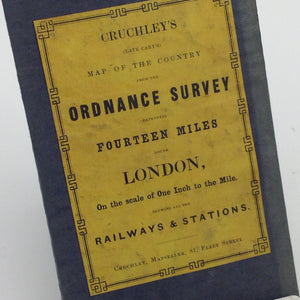 Ordance Map of the Country - 14 Miles Round London