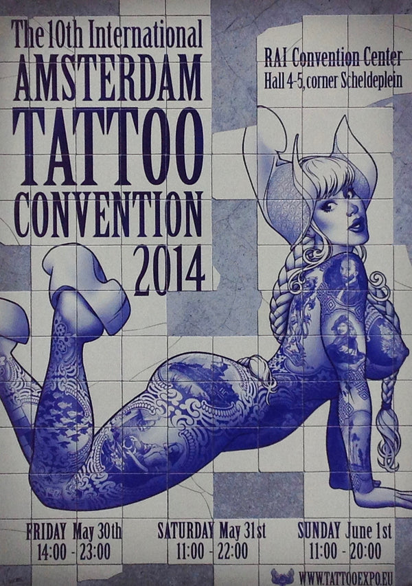 Amsterdam Tattoo Convention 2014  poster