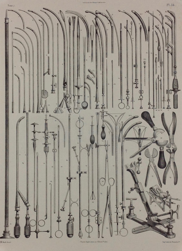 L'Anatomie de L'Homme, Instruments des Opérations