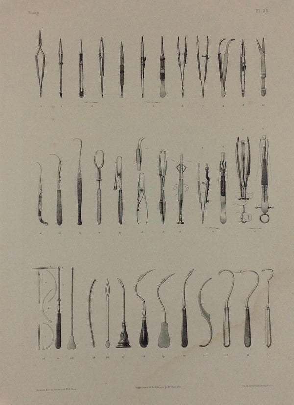 L'Anatomie de L'Homme, Instrumens propres a opérer sur les vaisseaux sanguin