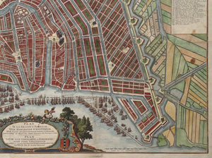 Grote Plattegrond van Amsterdam, Plan van de wyd vermaarde en beroemde koop-stad Amsterdam