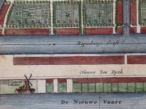 Grote Plattegrond van Amsterdam, Plan van de wyd vermaarde en beroemde koop-stad Amsterdam