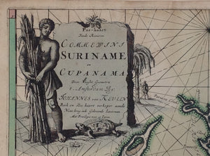 Johannes van Keulen, Pas-Kaart vande rivieren Commewini, Suriname en Cupanama