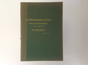 L. VAN WIJNGAARDEN & ZONEN. L.van Wijngaarden & Zonen Tapijt & Mattenfabriek "Volharding"