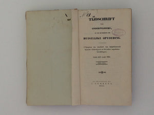 Tijdschrift Voor Onderwijzers, En Ter Bevordering Der Huiselijke Opvoeding - Derde Jaargang 1835 - Met Kaart Van De Loopbaan Van De Komeet Halley in 1835 - Sky Map of the Orbit of Halley's Comet in Lithograph