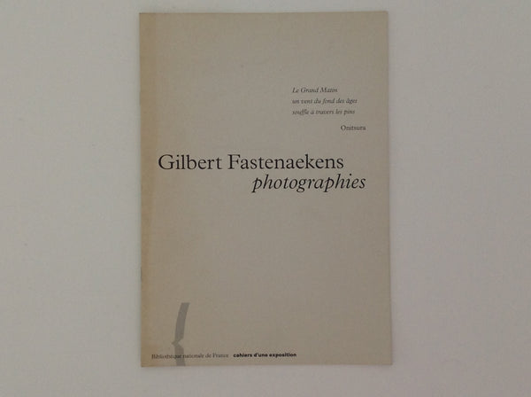 GILBERT FASTENAEKENS.  Photographies