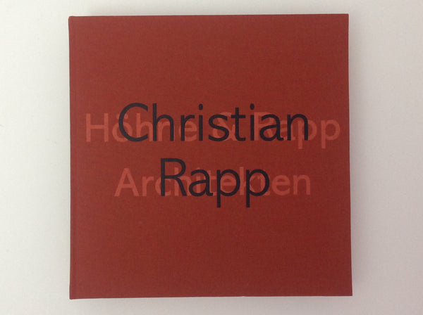 CHRISTIAN RAPP. Hohne & Rapp Architekten