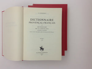 S.J.HONNORAT. Dictionnaire Provencal - Francais Ou Dictionnaire De La Langue D'Oc Ancie