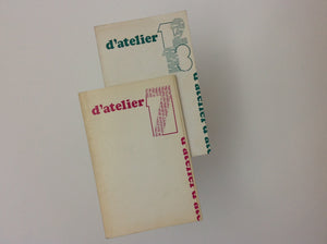 BRUNO MONTELS. D' Atelier 17 - 1977 - Concrete Poetry
