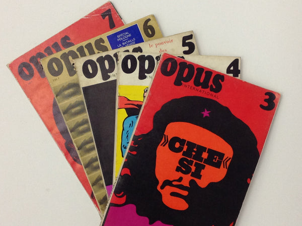 OPUS # 3 (CHE SI) - # 4 - # 5 - # 6 - # 7 - # 10/11 - # 40/41 . Paris: Opus International,