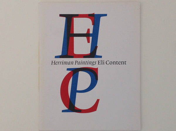 RUDI FUCHS / ELI CONTENT. Herriman Paintings