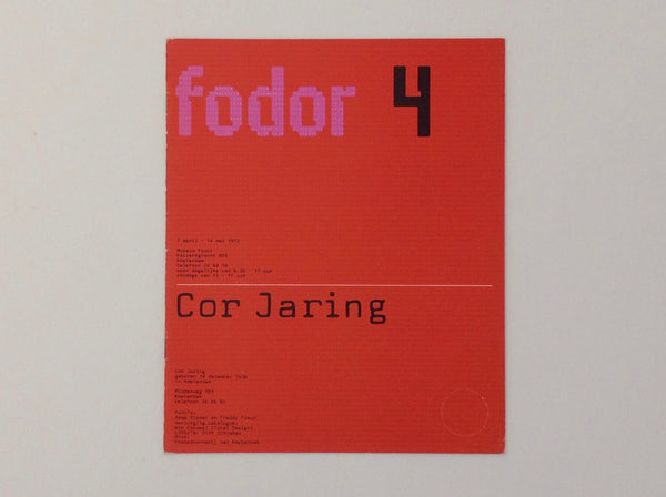 COR JARING.  - Theo Kley