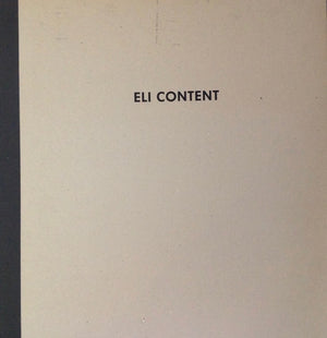 Eli Content  Lithografie 1986