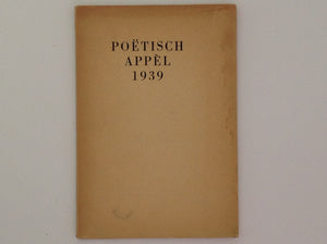 JAN H DE GROOT / M. MOK / NIJHOFF. Poetisch Appel 1939 