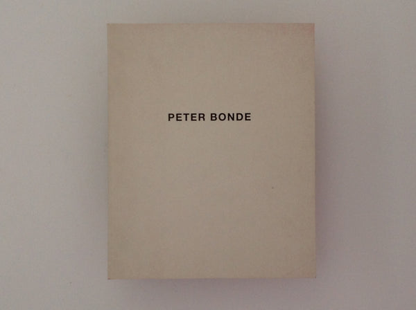 PETER BONDE. Peter Bonde - Nordic Arts Centre Helsinki 1992