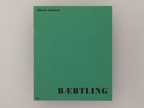 ALBERTO SARTORIS / BAERTLING. Baertling