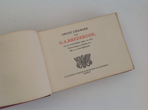 G.A.BREDERODE. Groot Lied - Boek