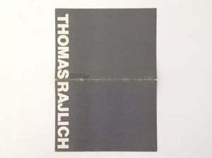 THOMAS RAJLICH. Thomas Rajlich - Haags Gemeentemuseum 1979 