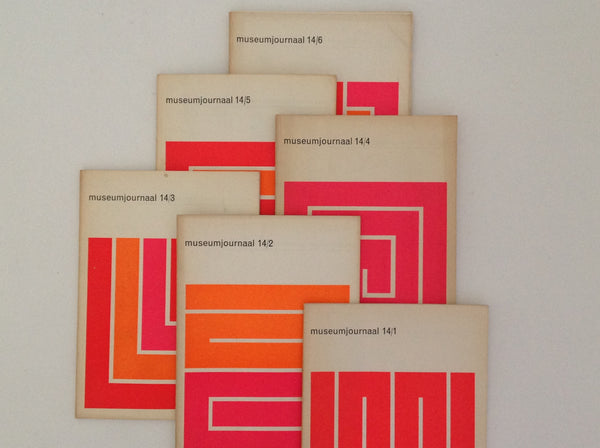 Museumjournaal - Serie 14 No 1 t/m 6 Tweemaandelijks Publikatie voor Moderne Kunst Jaargang 1969